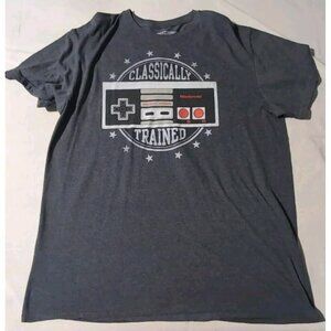 Classically Trained Licensed Nintendo NES Controller Game Mens T-Shirt XLarge